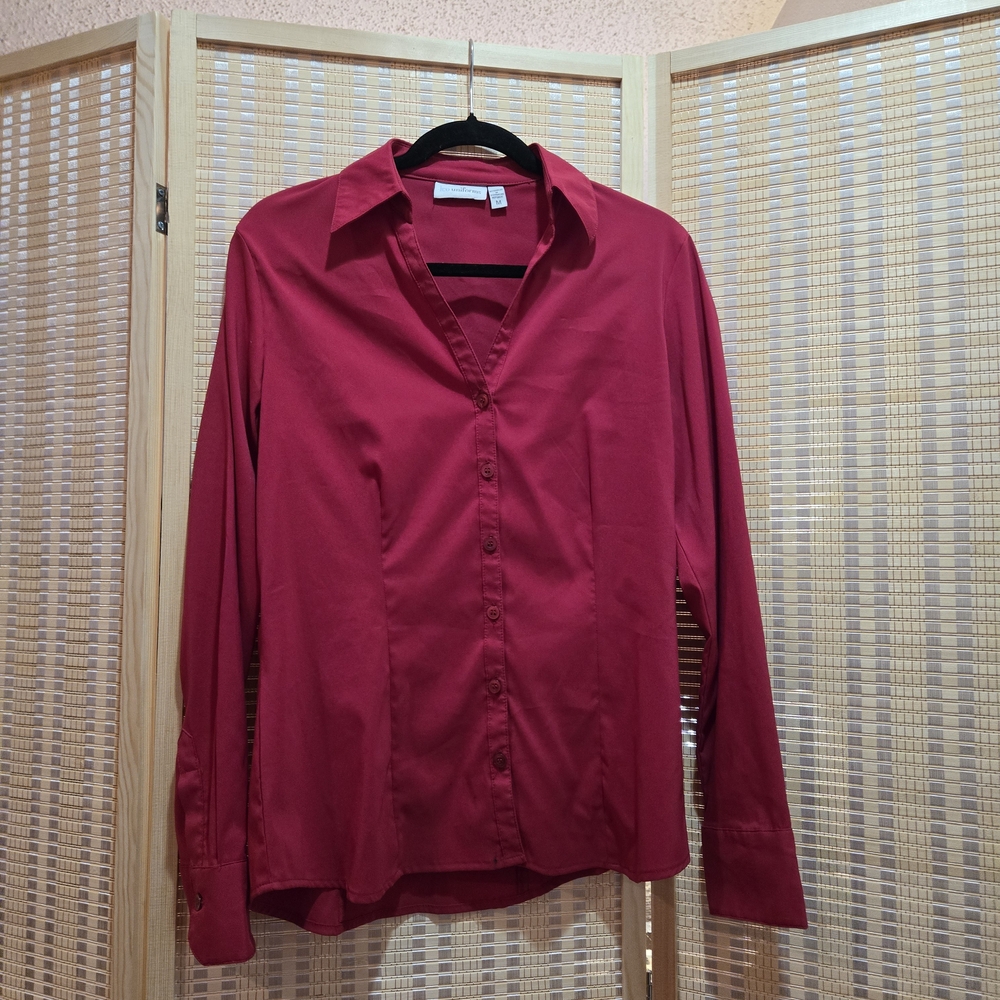 Ico Red Button-Up Shirt